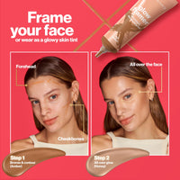 Max Factor Glow Framer, 60 Rich, Bronzing and Illuminating Tint, Blends contour and highlight, Soft Shimmers, Bronzing Pigments, Weightless, Easy to Blend Formula, 30ml