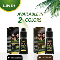 Generic Professional Aloe Vera Natural Black Hair Colour Organic Shampoo cleanser Haircare Cleansing Comfort conditioner -Natural Black Colour