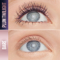 Maybelline Purple Mascara, Lash Sensational Sky High Volumizing & Thickening, Eyelash Lengthening, Flake-Free Formula, Washable Coloured Mascara, Full Volume Mascara, Colour: Plum Twilight