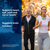 Orzax Fish Oil 1200 mg, EPA&DHA, Triglyceride Form Burpless Omega 3, Lemon Flavor, Supports Heart, Brain, Eyes, and Joints, 120 Softgels,60 Day Supply