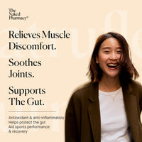 The Naked Pharmacy | Natruflex | Joint & Muscle Pain Relief | Aids Sports Performance | Natural Turmeric and Black Pepper Capsules | High Strength | No Additives | Vegan | 60 Capsules