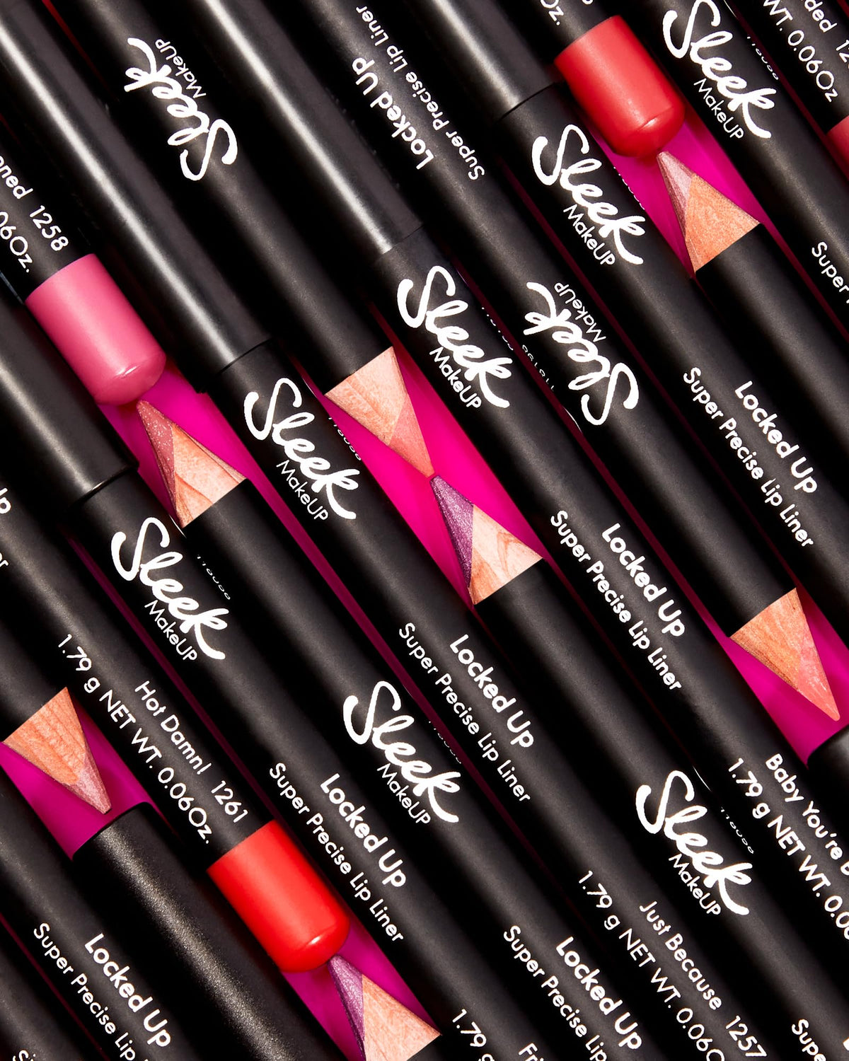 SLEEK Sleek MakeUP Locked Up Super Precise Lip Liner, Long Lasting, Super Pigmented, Just Say Nothing (Dark Brown) 1.8g