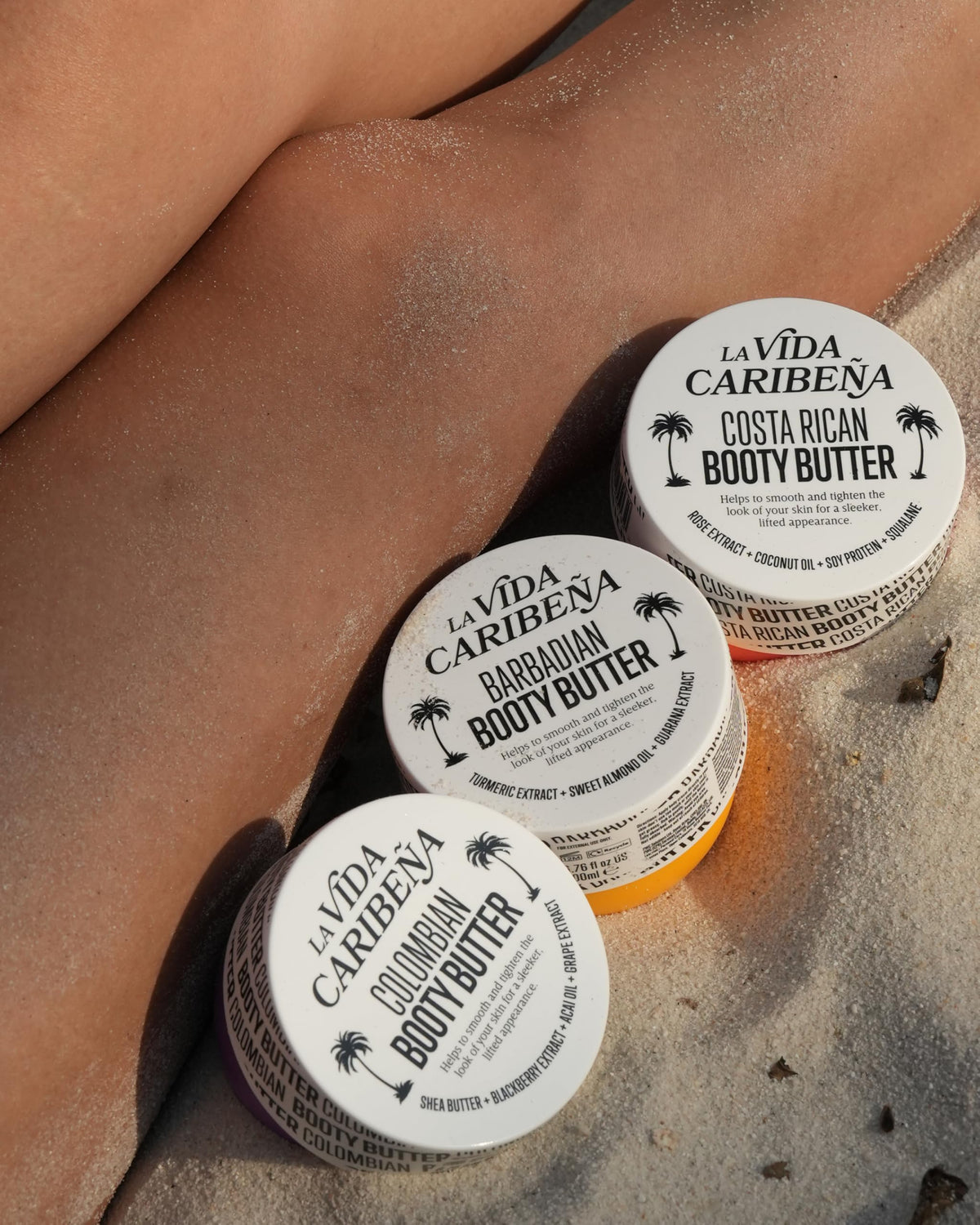 La Vida Caribena Barbadian Booty Butter, Skin Smoothing Body Cream, Body Butter, 200ml