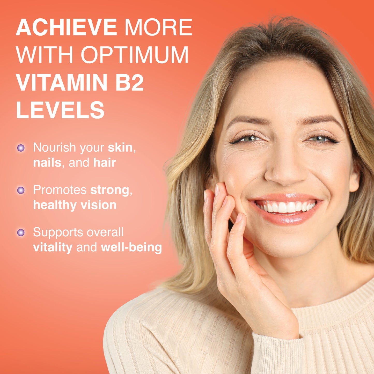 FuelFinity® - Premium Vitamin B2 Riboflavin 400mg per Capsule - 120 Days Supply - Highest Manufacturing Standards- no additives - Vegan
