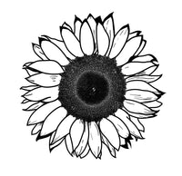 ASVP Shop Sunflower Temporary Tattoo Large Size Pack Of 4