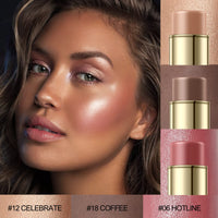 Falocutus FALOCUTUS 3 Pcs MEDIUM-DEEP Contour Stick Set,Cream Blush & Highlighter Bronzer Pen,Long Lasting & Smooth Natural Face Contouring Illuminator,Professional Makeup Kit for All Skin