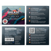 Sacred Summit® Authentic Shilajit Resin – 3 Months Supply, Pure, Vegan, Ethically Sourced, Rich in Fulvic & Humic Acid, Boosts Energy & Stamina