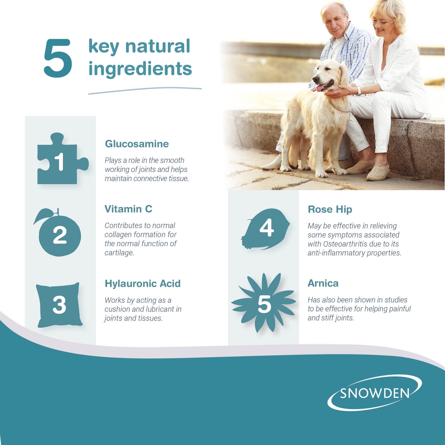 Snowden - Opti:5 200ml Premium Joint Gel with Menthol & Glucosamine