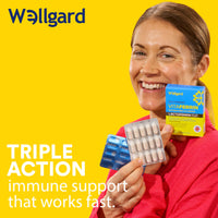 Wellgard Vitaferrin – Triple Action Immune Supplement Colostrum Lactoferrin, Zinc & Vitamin C, Immunity Supplement, 30 Capsules