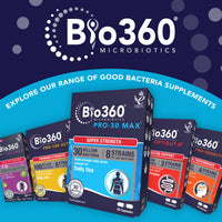 Natures Aid Bio360 Pro-30 Max – 30 Billion CFU Probiotic – Supports Gut Health, Immunity & Digestion – Vegan, Gluten-Free, Non-GMO, High Strength Live Cultures for Gut Digestion Health - 60 Capsules
