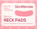 Skinremide 2 Silicon Neck Wrinkle Pads - Anti Wrinkle Premium Reusable Patches for Skin Lines Prevention - Wrinkle Smoothing Overnight Treatment for Neck