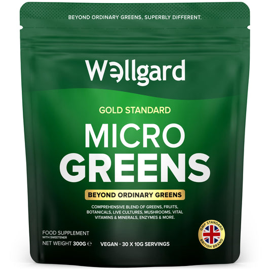 Wellgard Micro Greens 300g – Beyond Ordinary Super Greens, 57 Ingredients, 84 Scientifically Proven Health Benefits