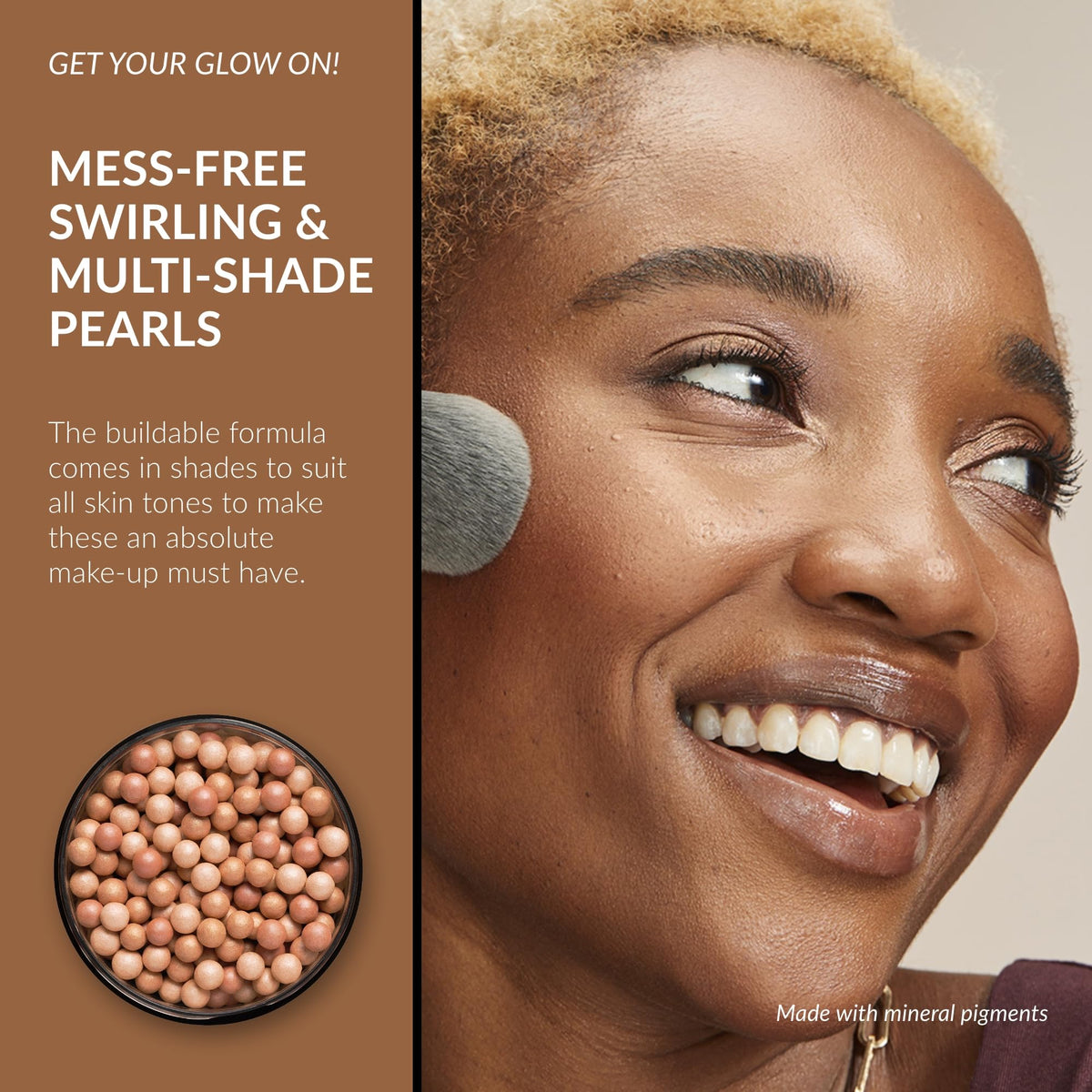 Avon Bronzing Pearls - Cool, Multi-Shade Pearls with Mineral Pigments for a buildable Multi-Dimensional Natural Glow, Suitable for All Skin Tones, Cruelty-Free Face Bronzer, 28g