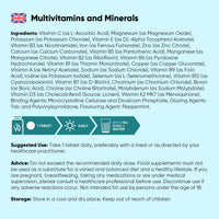 WeightWorld Multivitamin Tablets for Women & Men - 27 Key Nutrients - 400 Small Tablets - 1+ Year Supply - Tasty Peppermint Flavour - Vegan Multi Vitamins & Minerals Like Vitamin D, C, Calcium, Iron & Zinc