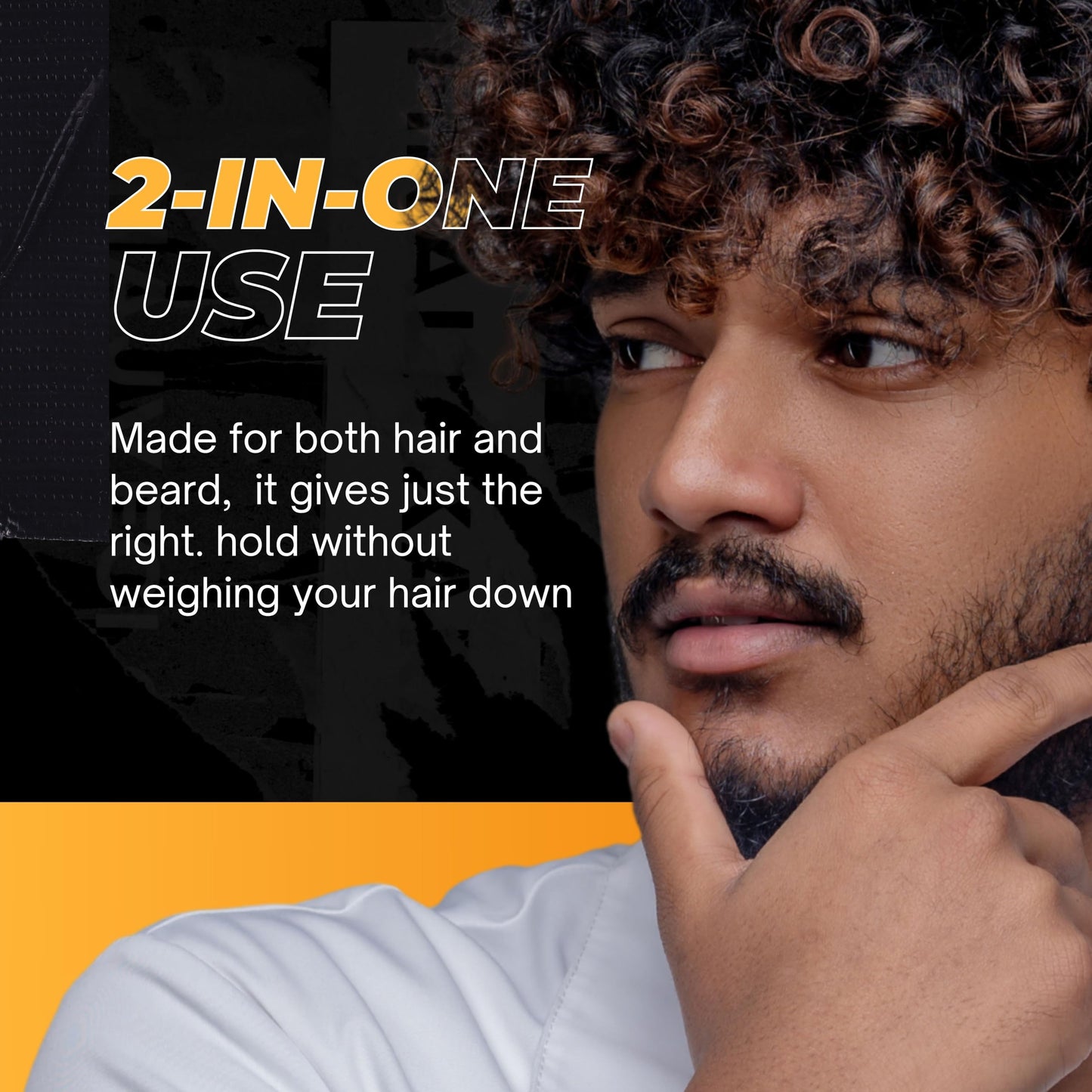 NISHMAN Curl Cream 200ml for Men – Defining Hair Cream for Curly & Wavy Hair - Leave-In Conditioning Styling Product - Anti-Frizz Smoothing Cream for Prominent Curls