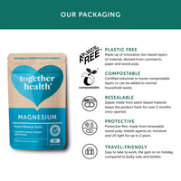 Marine Magnesium – Together Health – from Natural Marine Salts – 5 Natural Forms of Magnesium – Vegan Friendly – Made in The UK – 30 Vegecaps