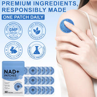 APCKFLEE NAD+ Patches for Women, NAD+ Patch for Anti-Aging and Wellness Support, Nicotinamide, Vitamin C, Premium 8-Hour Time-Release Formula, Vegan, 30 Count