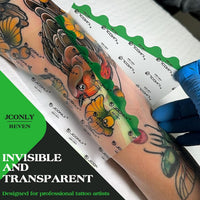 rayyl Jconly Second Skin Tattoo, 10 Sheets Tattoo Aftercare Waterproof Bandage (15cm x 10cm) 0.02MM Matte Protection Film for Skin Recovery