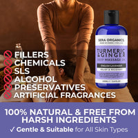 Sera Organics Turmeric Massage Oil for Arthritis, Joint & Muscle | Lavender 100ml