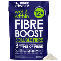 12g Soluble Fibre Supplement, 3in1 Fibre Powder, Well Within