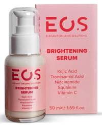 Elegant Organic Solutions Dark Spot Remover Serum - Brighten & Glow with Vitamin C, Kojic Acid, Tranexamic Acid & Niacinamide - Hydrates, Evens Tone, Squalane, Organic, 50ml