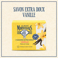 Le Petit Marseillais Extra Gentle Soap Vanilla 4 x 100g