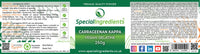 Special Ingredients Carrageenan Kappa 250g Premium Quality Suitable for Vegans, Vegetarians & Ovo- Lacto Vegetarians, Non-GMO, Gluten-free, Non-irradiated – Recyclable Plastic Container