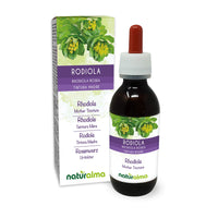 Rhodiola (Rhodiola rosea o Sedum roseum) Roots Alcohol-Free Mother Tincture Naturalma | Liquid Extract Drops 120 ml | Food Supplement | Vegan