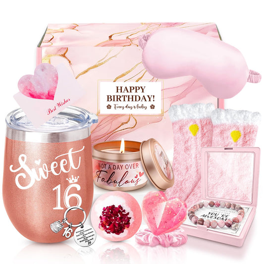 RichMoho 16th Birthday Gifts for Girls 16 Year Old Best Birthday Gift Ideas for Girls Present for Friends Daughter Granddaughter Niece Sister