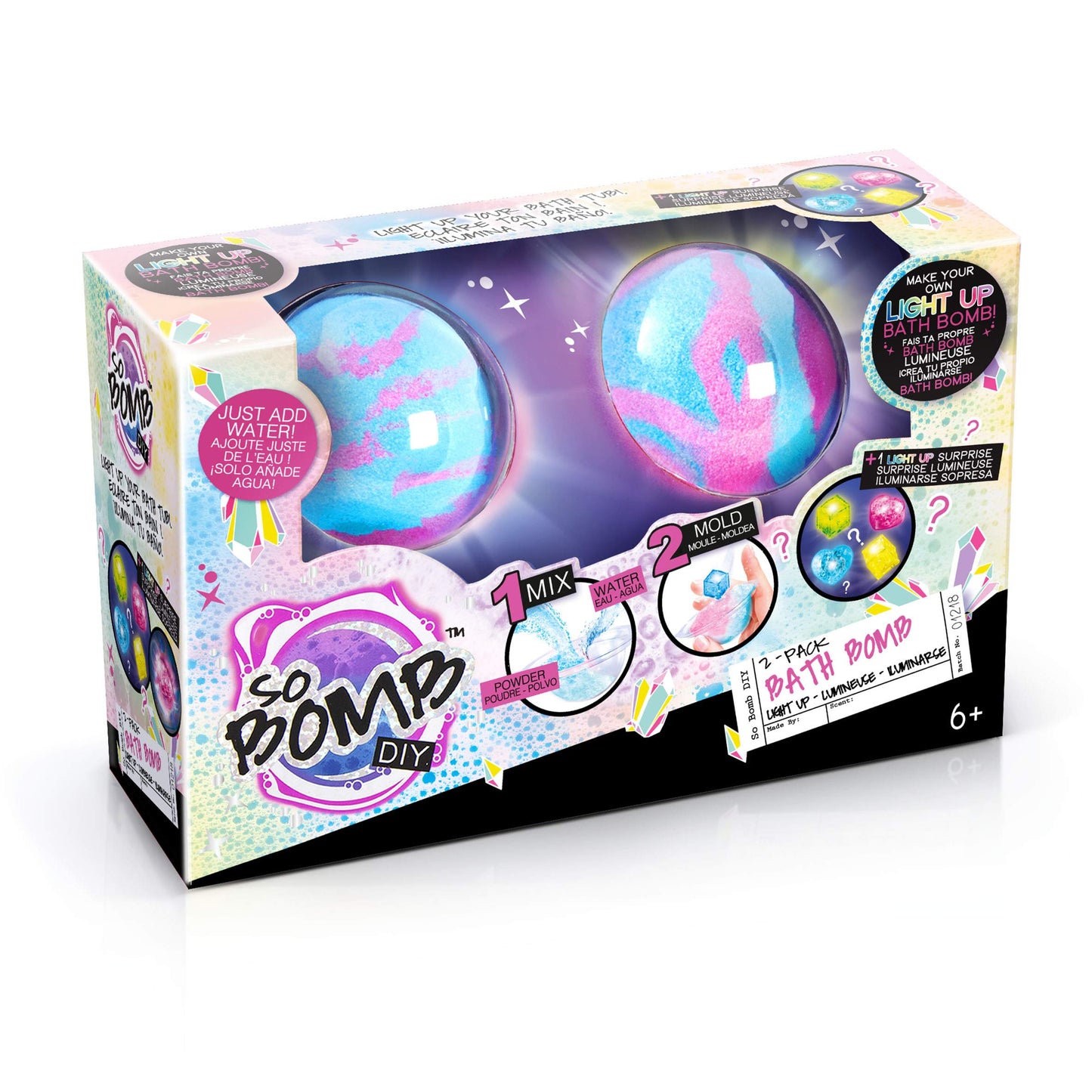 Canal Toys So Bomb Light Up Bath Bomb 2 Pack - Assorted