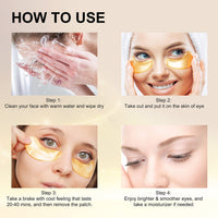 Vinimay Under Eye Masks 25 Pairs, Collagen Eye Mask, Eye Patches Skincare, Eye Treatment for Anti Aging, Anti Wrinkle, Moisturizing & Reducing Fine Lines, Dark Circles and Puffy Eyes for Women, Men