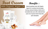 THE ISMA Foot Cream for Renewing Extremely Dry, Rough and Bumpy Feet, Moisturise and Protect Feet, Contain Organic Argan Oil with Vitamin E, 100ml