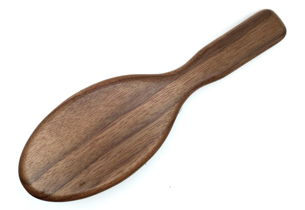 Flair Brush Pure Soft Boar Bristles Hair Brush - Walnut Handle Lightweight