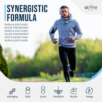 Revive Naturals Multi Collagen Protein Powder (200g) - Types I, II, III, V & X - Hydrolyzed Grass Fed Bovine, Wild Caught Fish, & Free-Range Chicken & Eggshell Collagen (10 Day Supply)