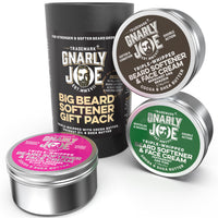 TRADEMARK GNARLY JOE EST.MMXVII Gnarly Joe Beard Softener & Face Cream for Men - 3 x 85g Tins (255g)