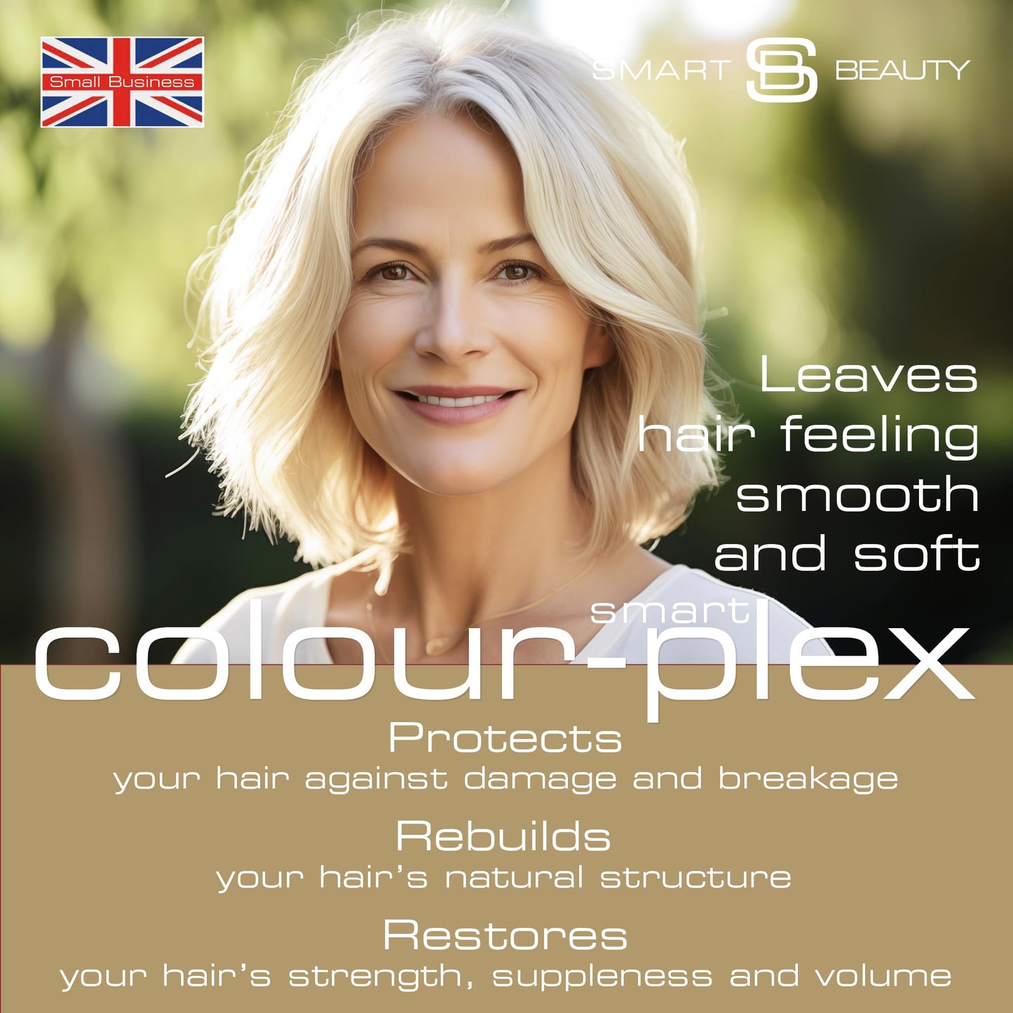 Platinum Blonde Hair Dye with added Plex Hair Care Conditioner, Permanent Hair Colour with Natural Platinum Hair Toner for Blond Hair, Vegan Hair Dye, Cruelty-Free - Smart Beauty (Pack of 2)