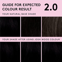 Josh Wood Colour Josh Wood Permanent Colour 2.0 (Black) - Celebrity-approved, ammonia-free hair dye - Leaves hair super shiny and hydrated with 100% grey coverage - Natural-looking and Vegan