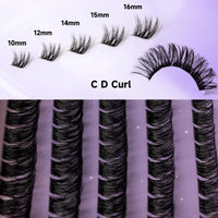 ocean pearl Cluster Lashes, 45 Individual Lash Clusters, Eyelashes DIY at-Home Eyelash Extension, Soft Natural False Eyelashes, 10-16mm, Individual Eyelashes, Lash Extensions Kit with Lash Glue, Eyelash Clusters