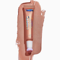 Lottie London Cheeky Glow in Peach Bellini, Liquid Blush & Sheer Highlighter, Buildable Formula Infused with Hyaluronic Acid, Vegan & Cruelty-free
