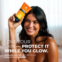 BYROKKO SHINEBROWN BYROKKO Body Sunscreen SPF 25, 150 ml - Broad Spectrum Protection Sun Cream for Sensitive Skin – Lightweight, Non-Greasy, Hydrating with Shea Butter & Vitamin E, Tropical Scent, No White Cast
