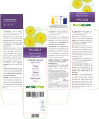 Mouse-Ear Hawkweed (Hieracium pilosella) herb Alcohol-Free Mother Tincture Naturalma | Liquid Extract Drops 500 ml | Food Supplement | Vegan