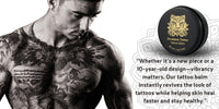 Premium Tattoo® Balm 50g – Tattoo Aftercare Balm for New & Old Tattoos – Soothing Tattoo Moisturiser with Shea Butter, Jojoba, Coconut & Vitamin B5- Vegan Tattoo Butter for Bright, Healthy-Looking Ink