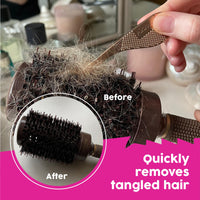 Pikk-it Pikk-It® Hair Removal Tool For Vacuum's and Hairbrushes – Easy Hairbrush Cleaning Tool – Sharp Teeth – Great Gadget to Remove Problem Pet Hair, Including Cat and Dog Shedding