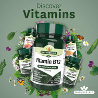 Natures Aid Vitamin B12 Tablets 1000ug Pack of 90