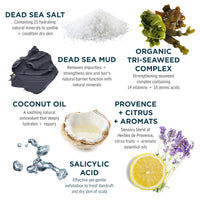 Sea Magik - Scalp Mask for Itchy, Sensitive and Dry Scalp and Hair, 3 Organic Seaweed with Dead Sea Mud, Conditioner with Salicylic Acid, Long Lasting Hydration, Vegan, Cruelty Free (150ml)