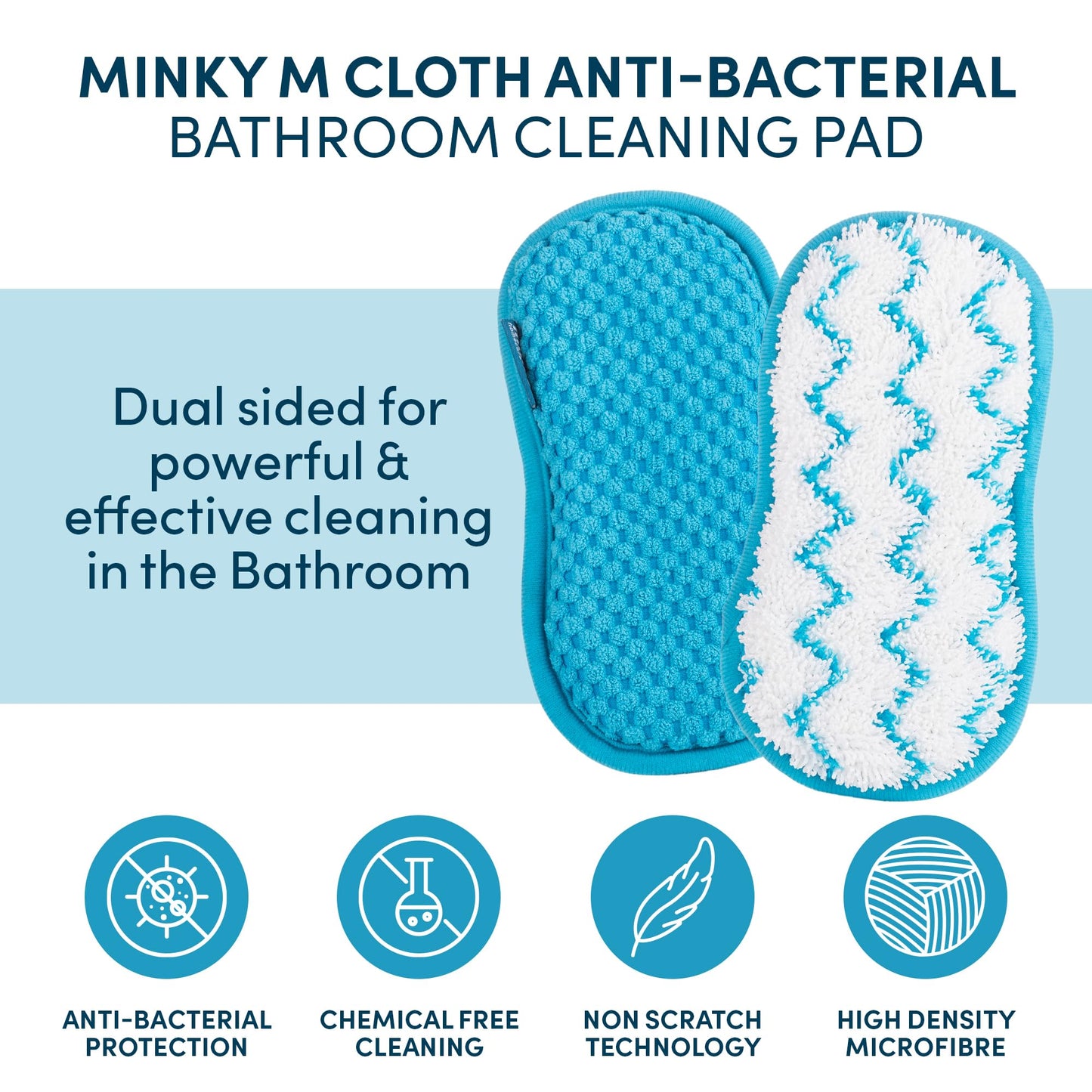 Minky M Cloth Anti-Bacterial Bathroom Pad