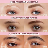 Anglicolor Brow Fection Angled Brush,Microblading Eyebrow Pen,Natural Brows Eyebrow Pen,Easy To Color,Long Lasting,Quick Drying,Natural Shaping Outlining Filling Eyebrow Makeup Upgrade (01#Blond)