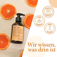 Jean & Len Hand Soap Fruity Scented of Blood Orange and Woody Vetiver 250 ml