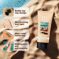 Coloroom Body Makeup – Leg Makeup Full Coverage Waterproof No Transfer, Body Concealer for Mature Skin, Smooth Tone Long Lasting