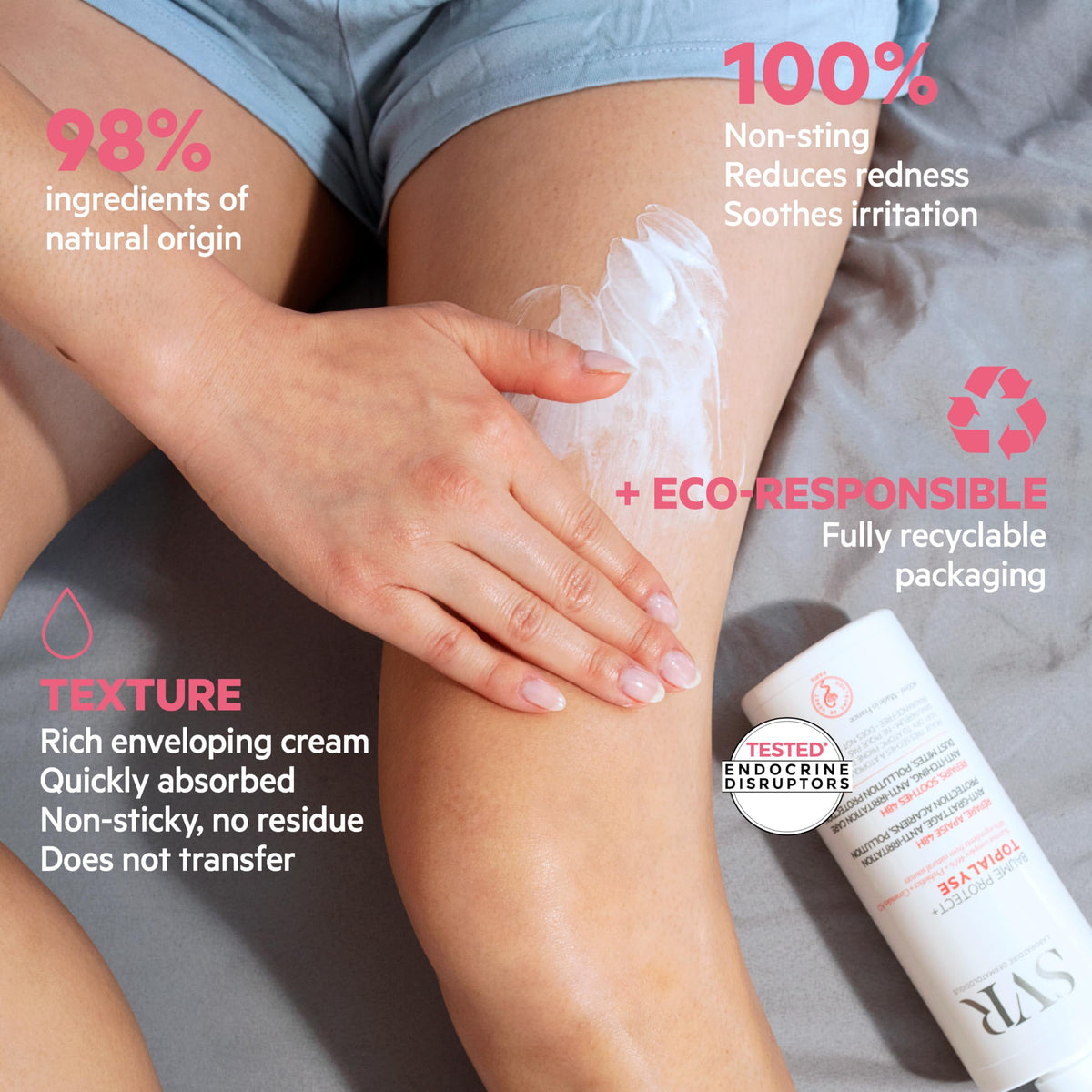 SVR TOPIALYSE Baume Protect+ Intensive Face & Body Moisturising Balm for Very Dry, Sensitive, Eczema-Prone Skin. 48hr Anti-Itch Relief & Skin Barrier Support, All Ages, 400ml